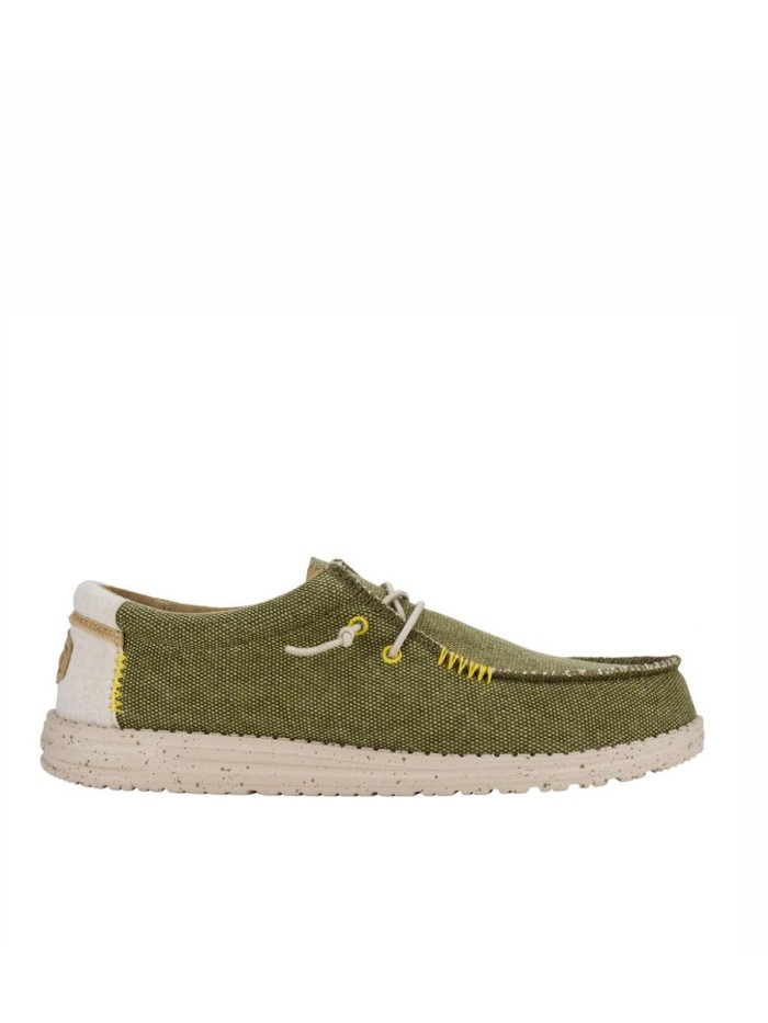 ZAPATOS WALLABE TEJIDOS DUDE WALLY COASTLINE JUTE VERDE
