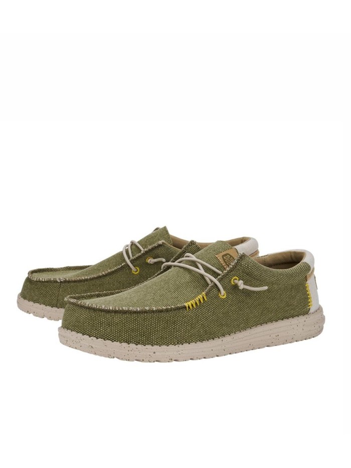 ZAPATOS WALLABE TEJIDOS DUDE WALLY COASTLINE JUTE VERDE
