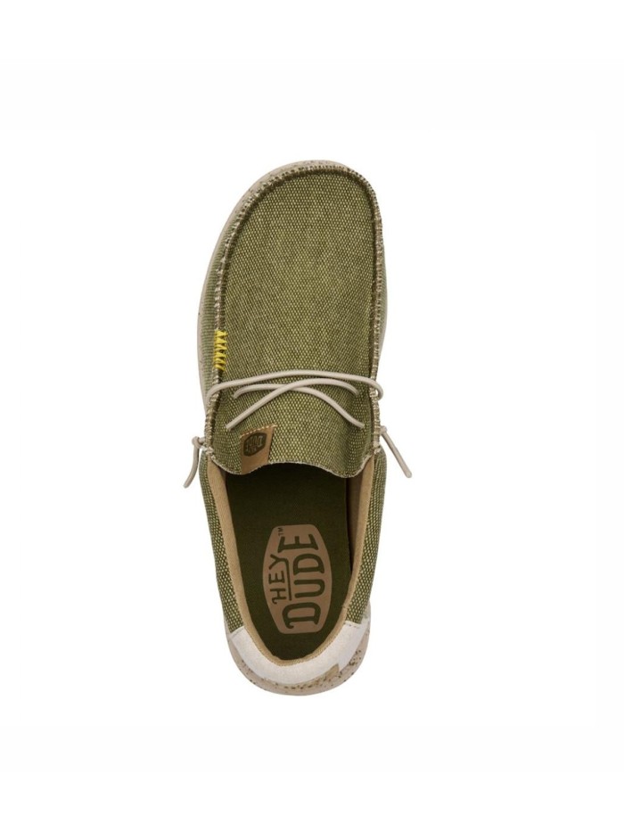 ZAPATOS WALLABE TEJIDOS DUDE WALLY COASTLINE JUTE VERDE