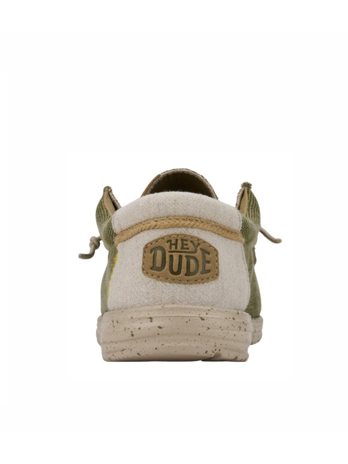 ZAPATOS WALLABE TEJIDOS DUDE WALLY COASTLINE JUTE VERDE