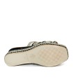 SANDALIAS DE CUÑA DE YUTE POPA URUMA SALEM NEGRO