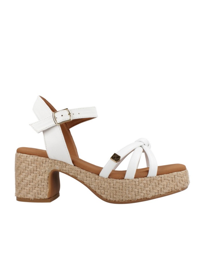 SANDALIAS DE TACÓN POPA TYROL MANCHESTER BLANCO