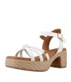 SANDALIAS DE TACÓN POPA TYROL MANCHESTER BLANCO