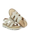 SANDALIAS ESPARTANAS APLAUSO 5591 BEIGE