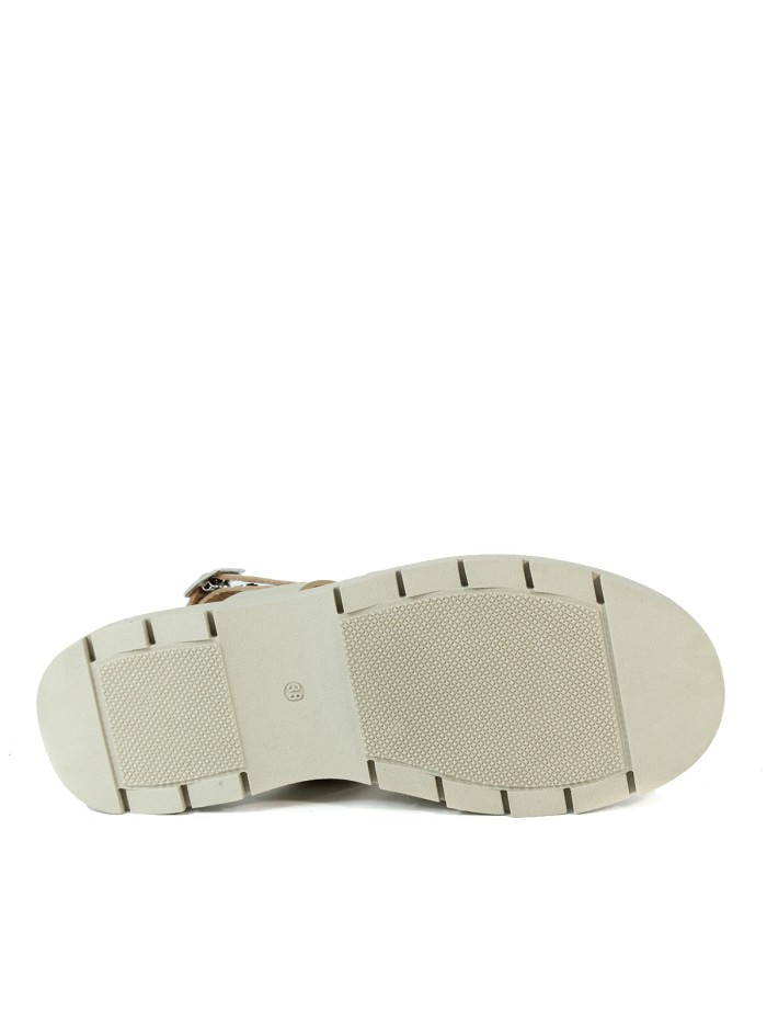SANDALIAS ESPARTANAS APLAUSO 5591 BEIGE