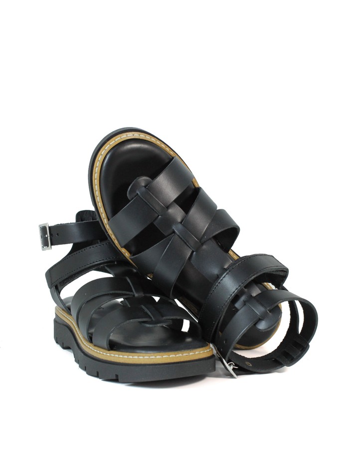 SANDALIAS ESPARTANAS APLAUSO 5592 NEGRO