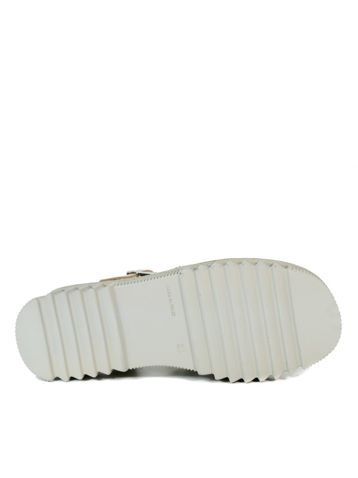 SANDALIAS DE PIEL ESPARTANAS APLAUSO 5432 BEIGE