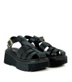 SANDALIAS CANGREJERA CON PLATAFORMA APLAUSO 5623 NEGRO