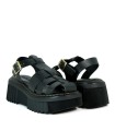 SANDALIAS CANGREJERA CON PLATAFORMA APLAUSO 5623 NEGRO