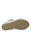 SANDALIAS DE PIEL METALIZADA PARA MUJER KENNEBEC QUEBEC-505 ORO