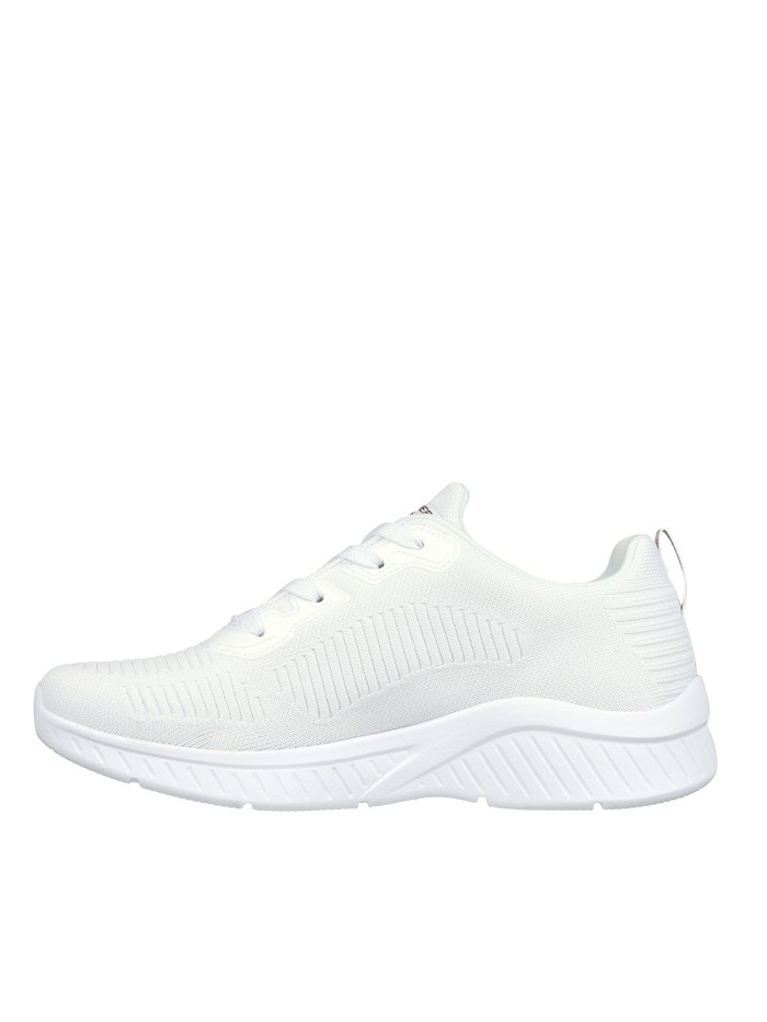 ZAPATILLAS CON CAMARA DE AIRE MUJER SKECHERS BOBS Squad Air - Close Encounter 117378 BLANCO