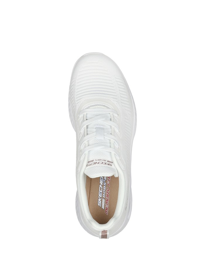 ZAPATILLAS CON CAMARA DE AIRE MUJER SKECHERS BOBS Squad Air - Close Encounter 117378 BLANCO