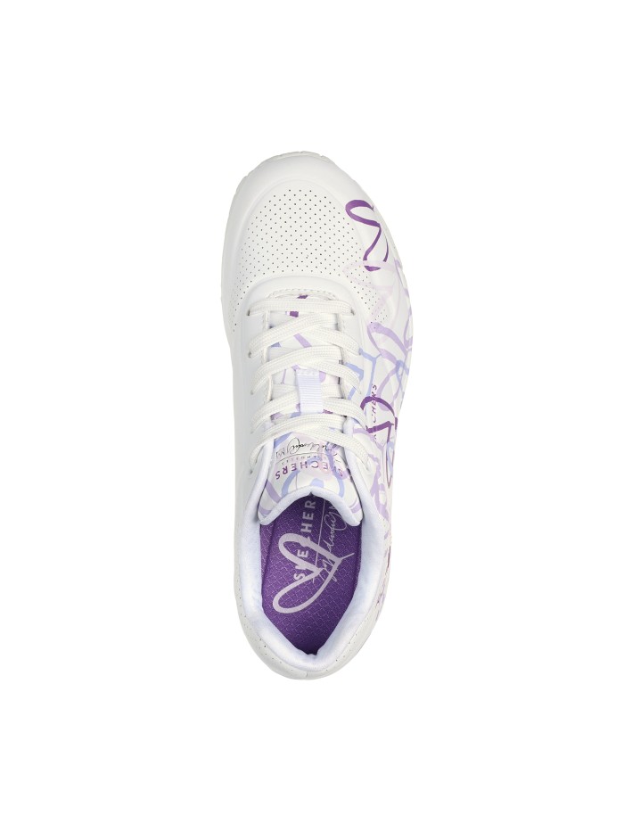 ZAPATILLAS DE CORAZONES Skechers x JGoldcrown: Uno - Spread the Love 155507 BLANCO