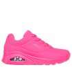 ZAPATILLAS DE CORDONES CON CAMARA DE AIRE SKECHERS Uno - Night Shades ROSA