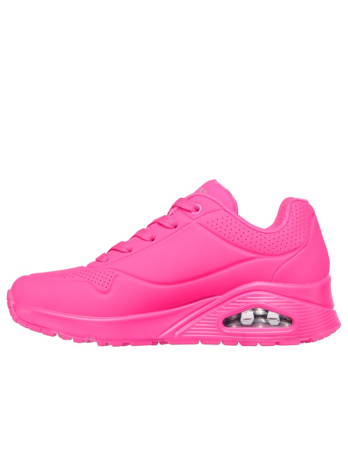 ZAPATILLAS DE CORDONES CON CAMARA DE AIRE SKECHERS Uno - Night Shades ROSA
