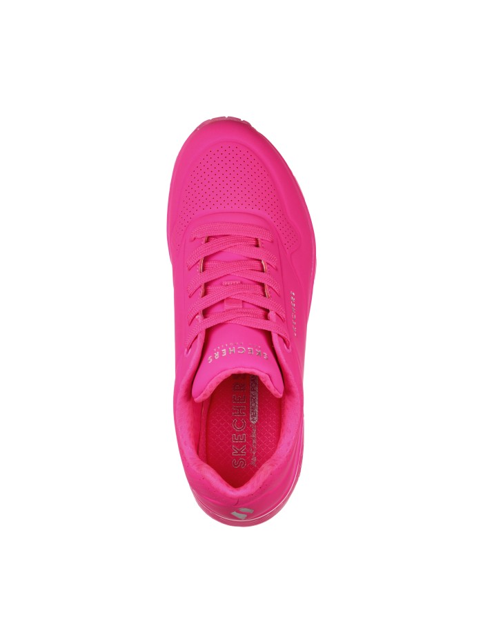 ZAPATILLAS DE CORDONES CON CAMARA DE AIRE SKECHERS Uno - Night Shades ROSA