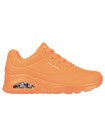 ZAPATILLAS DE CORDONES CON CAMARA DE AIRE SKECHERS Uno - Night Shades NARANJA