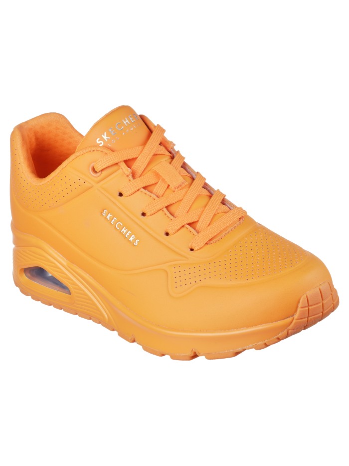 ZAPATILLAS DE CORDONES CON CAMARA DE AIRE SKECHERS Uno - Night Shades NARANJA
