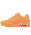 ZAPATILLAS DE CORDONES CON CAMARA DE AIRE SKECHERS Uno - Night Shades NARANJA