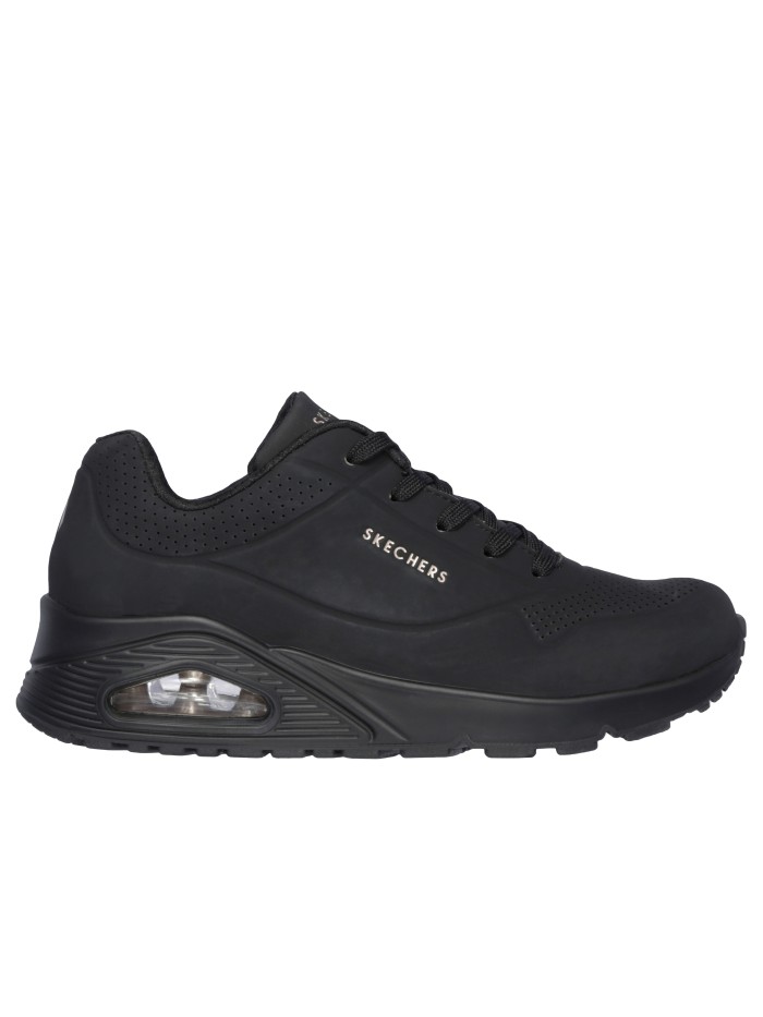ZAPATILLAS CON CAMARA DE AIRE MUJER SKECHERS Uno - Stand on Air NEGRO