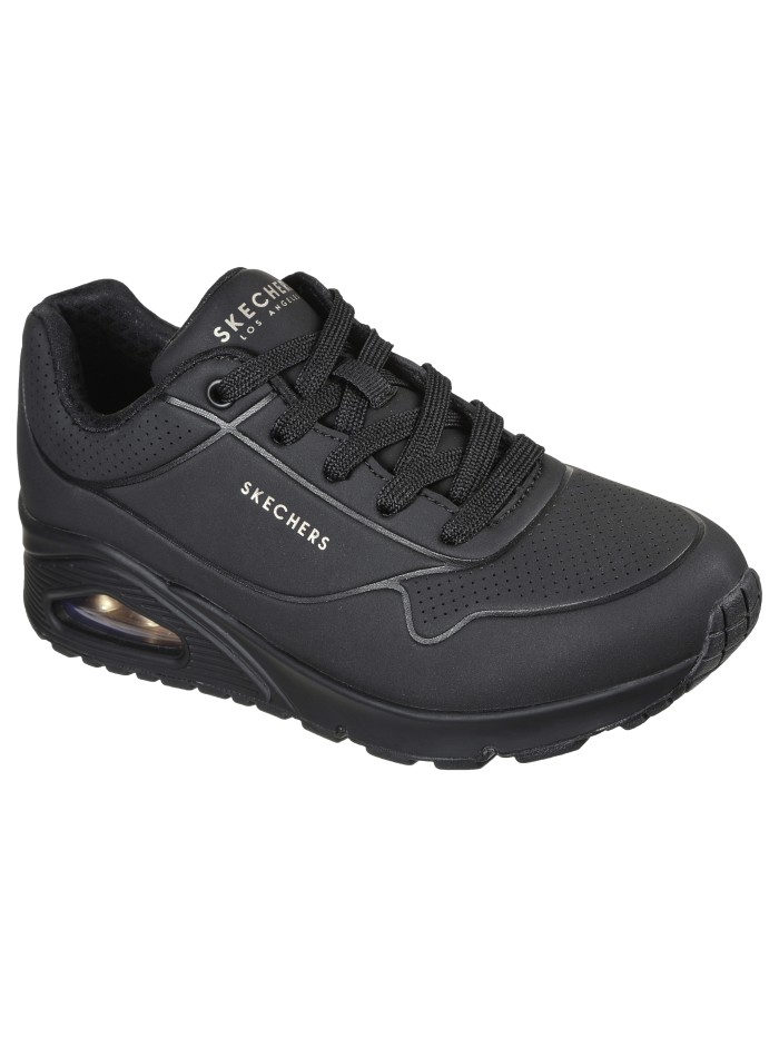 ZAPATILLAS CON CAMARA DE AIRE MUJER SKECHERS Uno - Stand on Air NEGRO