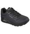 ZAPATILLAS CON CAMARA DE AIRE MUJER SKECHERS Uno - Stand on Air NEGRO
