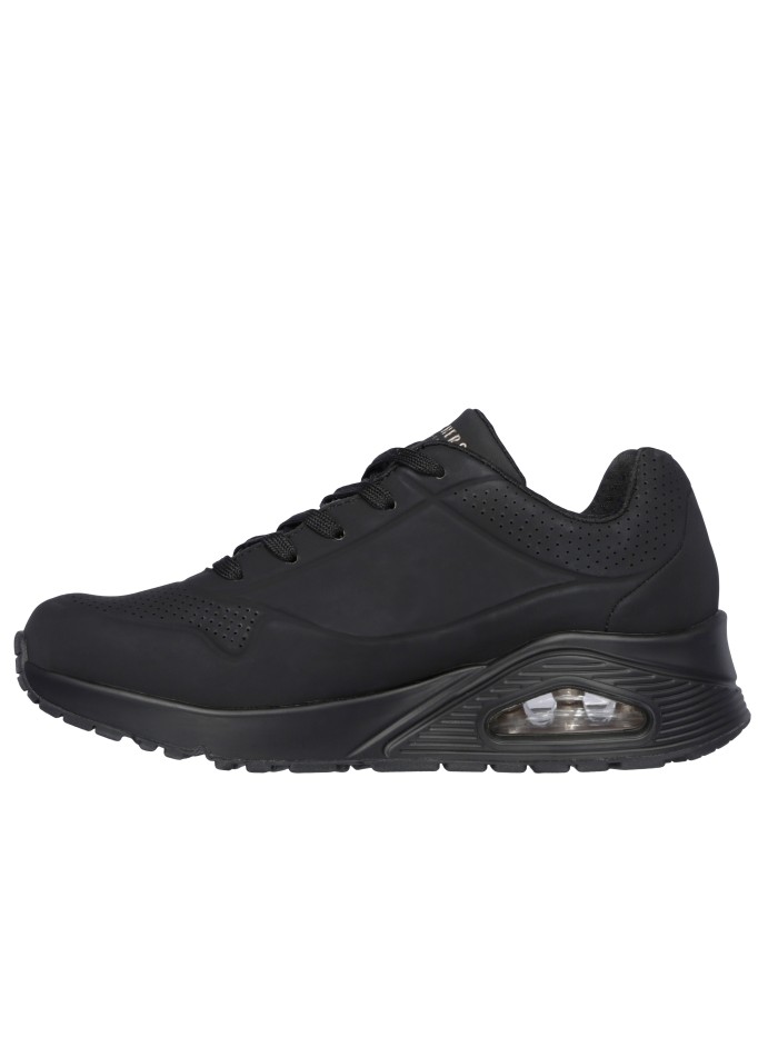 ZAPATILLAS CON CAMARA DE AIRE MUJER SKECHERS Uno - Stand on Air NEGRO