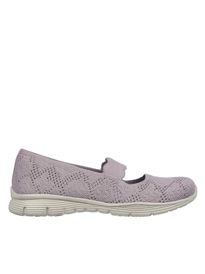 MERCEDITAS CON ELÁSTICO SKECHERS Seager - Casual Party LAVANDA