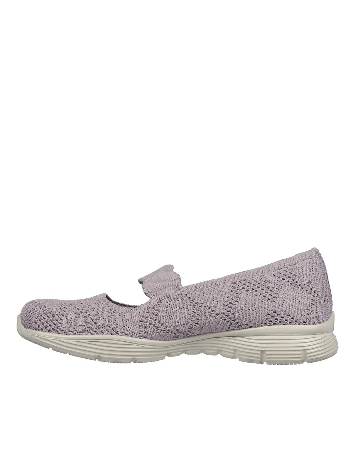 MERCEDITAS CON ELÁSTICO SKECHERS Seager - Casual Party LAVANDA
