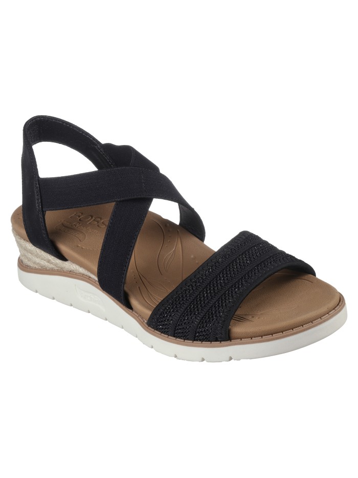 SANDALIAS SKECHERS BOBS Arch Fit Beach Kiss - Boho Beyond NEGRO