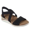 SANDALIAS SKECHERS BOBS Arch Fit Beach Kiss - Boho Beyond NEGRO