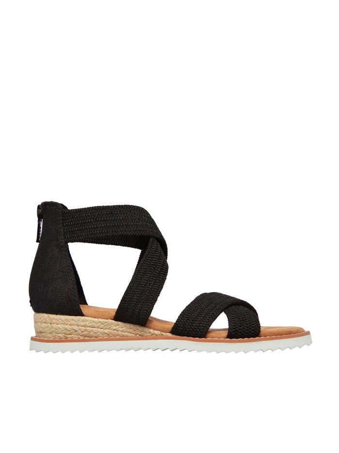 SANDALIA SKECHERS BOBS Desert Kiss - Desert Nights 113540 NEGRO