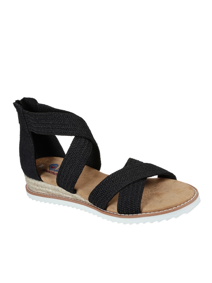 SANDALIA SKECHERS BOBS Desert Kiss - Desert Nights 113540 NEGRO