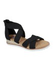SANDALIA SKECHERS BOBS Desert Kiss - Desert Nights 113540 NEGRO