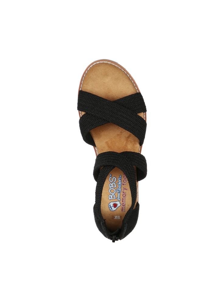 SANDALIA SKECHERS BOBS Desert Kiss - Desert Nights 113540 NEGRO