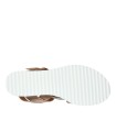 SANDALIAS DE CUÑA SKECHERS BOBS Desert Kiss - Goldie Glam ORO