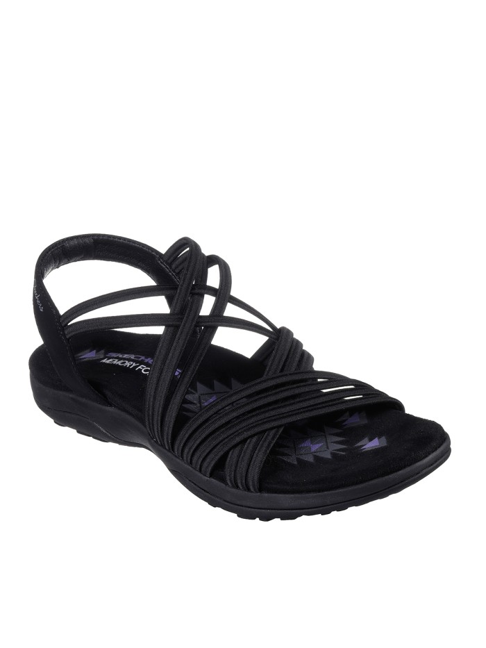 SANDALIA DEPORTIVA SKECHERS Reggae Slim - Sunnyside163185 NEGRO
