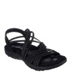 SANDALIA DEPORTIVA SKECHERS Reggae Slim - Sunnyside163185 NEGRO