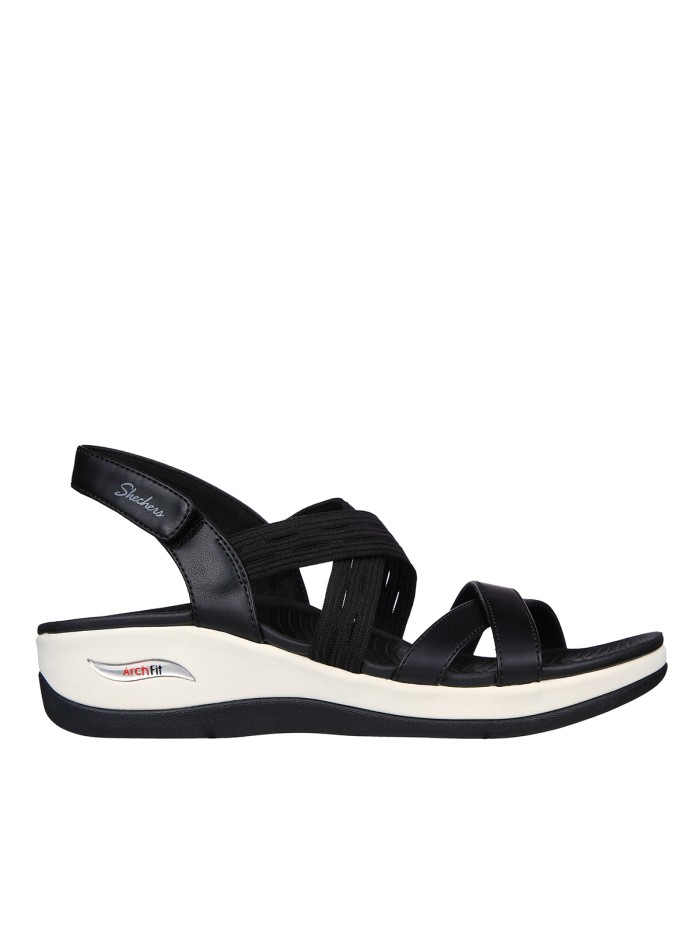 Skechers SPORT Arch Fit Sunshine - Luxe Lady 163387 NEGRO