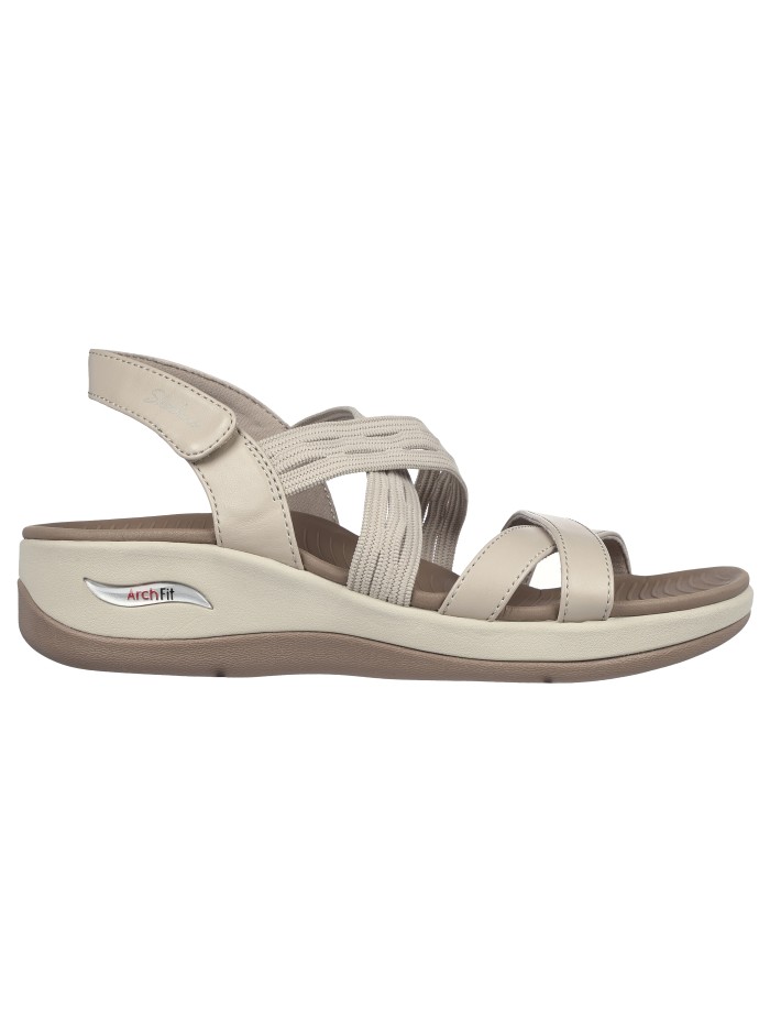 Skechers SPORT Arch Fit Sunshine - Luxe Lady 163387 BEIGE