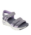 SANDALIAS VELCROS SKECHERS Arch Fit - Fresh Bloom 119305 GRIS