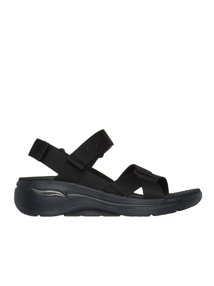 SANDALIAS SKECHERS GO WALK ARCH FIT SANDAL-ATRACT 140808 NEGRO