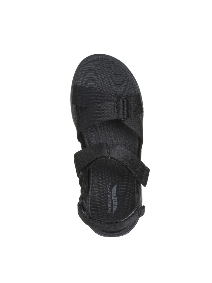 SANDALIAS SKECHERS GO WALK ARCH FIT SANDAL-ATRACT 140808 NEGRO