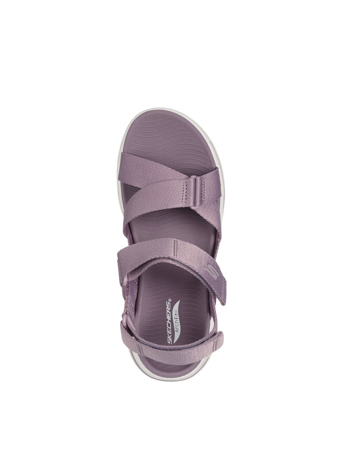 SANDALIAS SKECHERS GO WALK ARCH FIT SANDAL-ATRACT 140808 MORADO