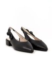 ZAPATO DESTALONADO CON TACON BAJO STEPHEN ALLEN ESTIGIA NEGRO