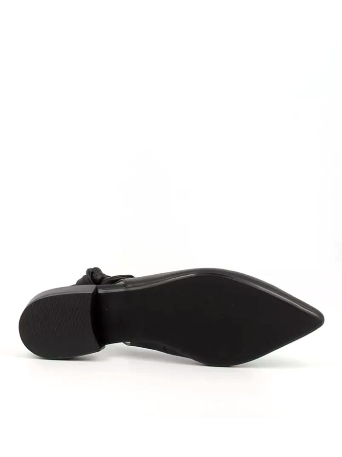 ZAPATO DESTALONADO CON TACON BAJO STEPHEN ALLEN ESTIGIA NEGRO