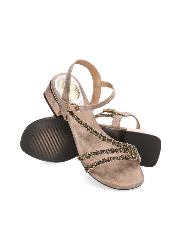 SANDALIAS PEDRERÍA ST GALLEN OLBIA TAUPE