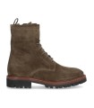 BOTA DE MUJER CON CORDONES ALPE MILITARE 2610 VERDE
