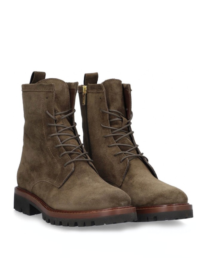 BOTA DE MUJER CON CORDONES ALPE MILITARE 2610 VERDE
