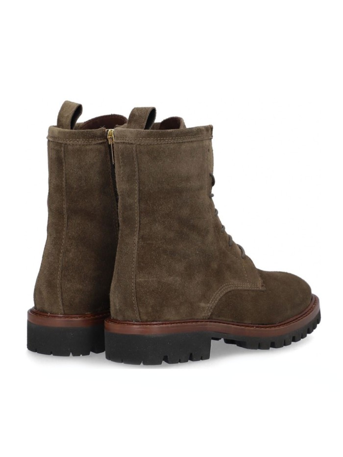 BOTA DE MUJER CON CORDONES ALPE MILITARE 2610 VERDE